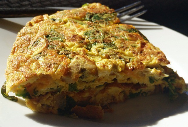 spinach omelet