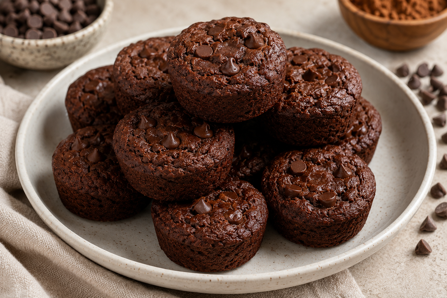 Healthy Brownie Bites