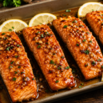 Healthy Honey Garlic Baked Salmon