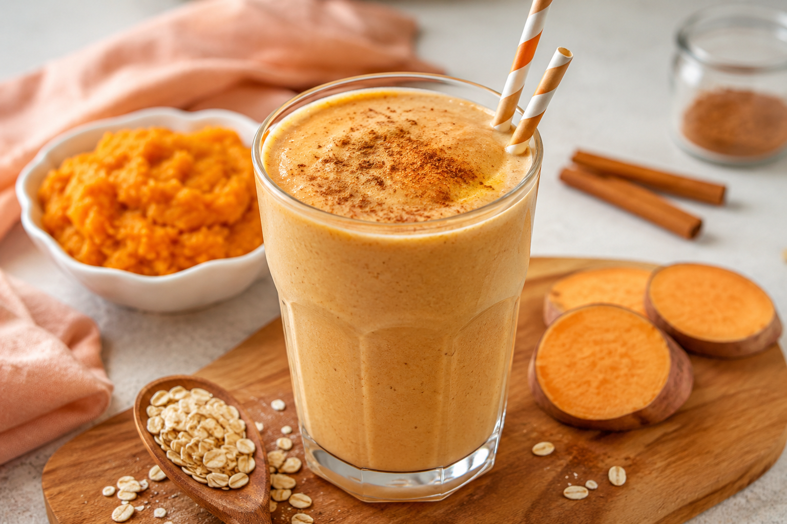 Healthy Sweet Potato Pie Smoothie