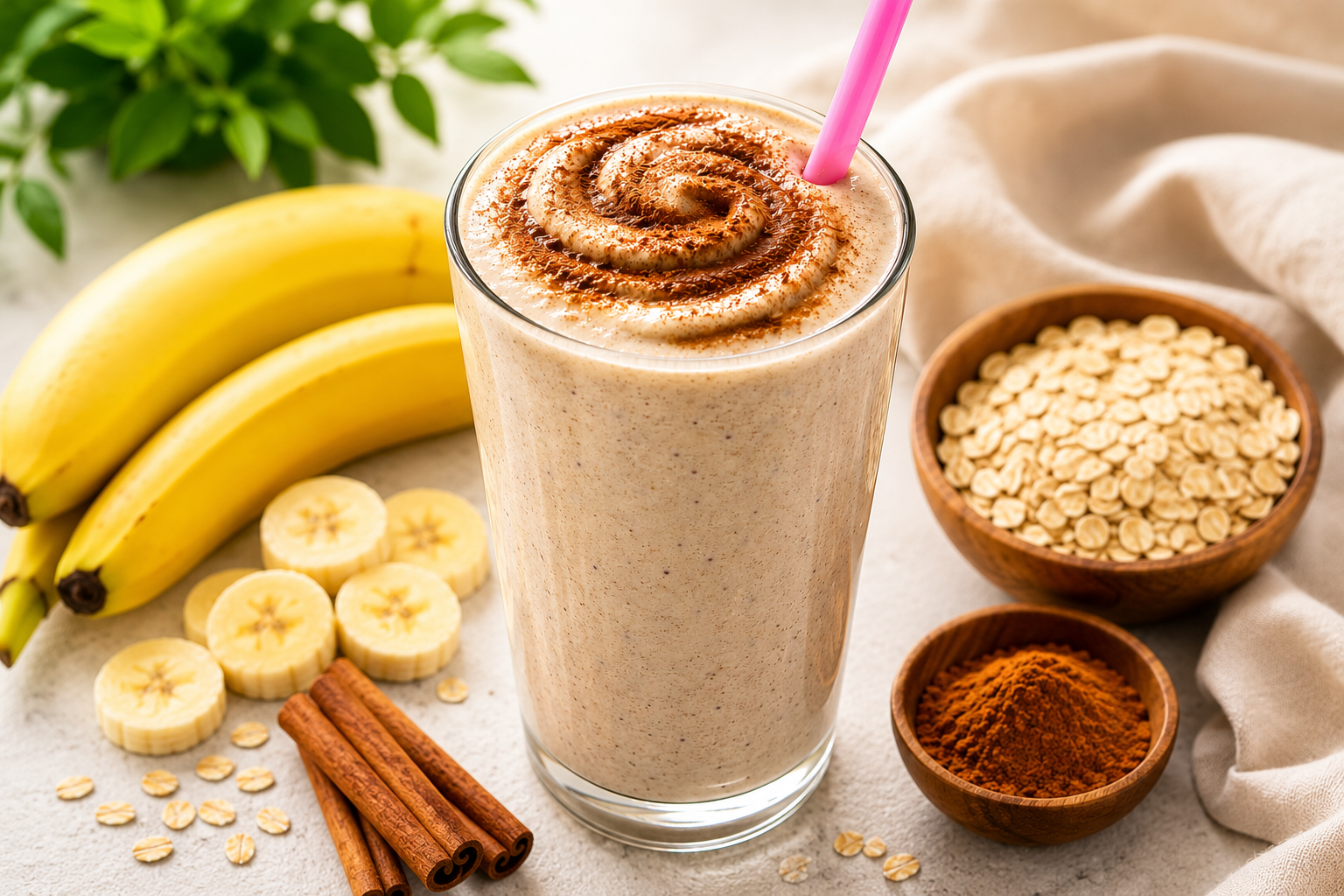 Healthy Cinnamon Roll Smoothie