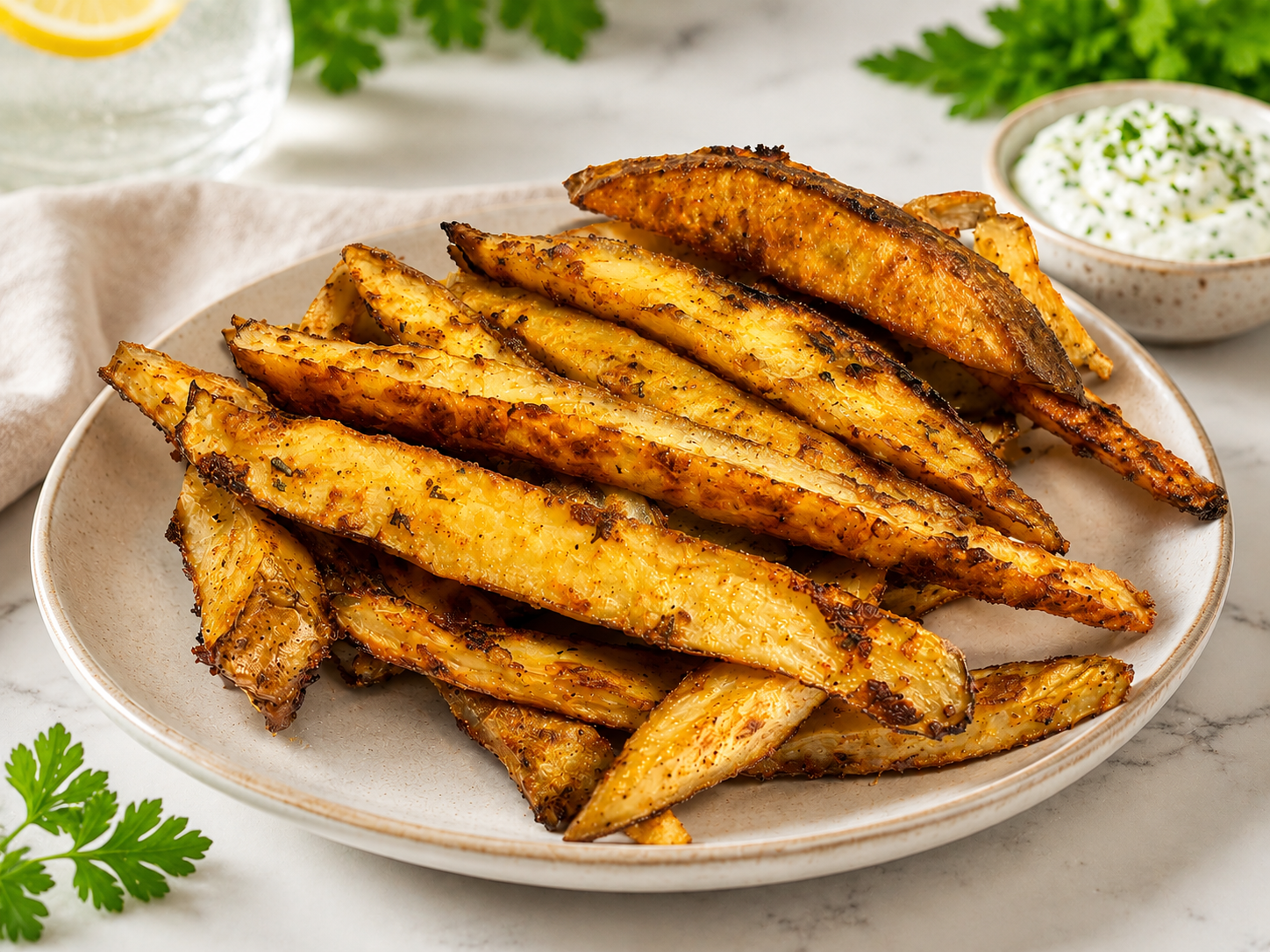 Healthy Oven-Baked French Fries