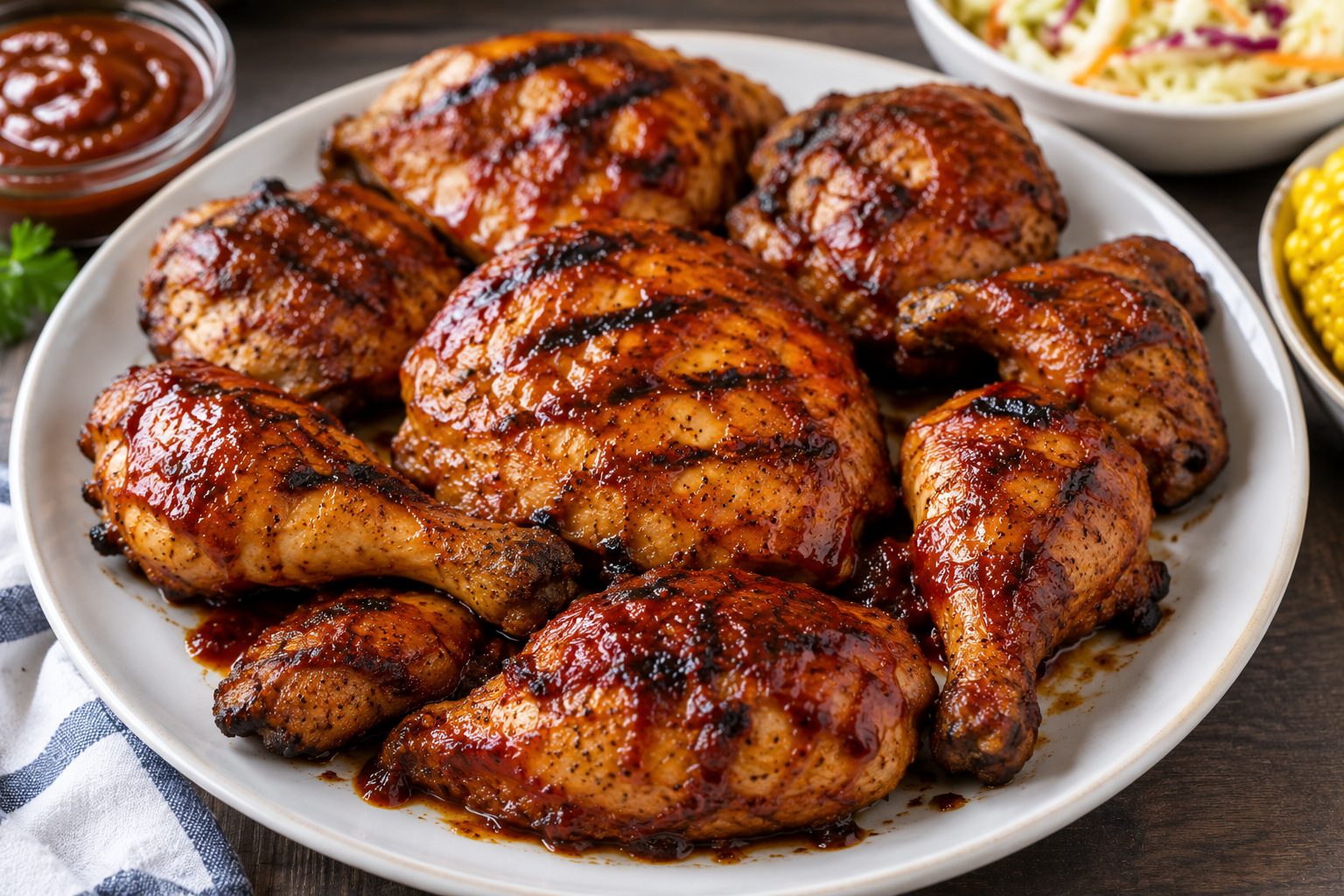 Healthy Honey Barbecue Chicken