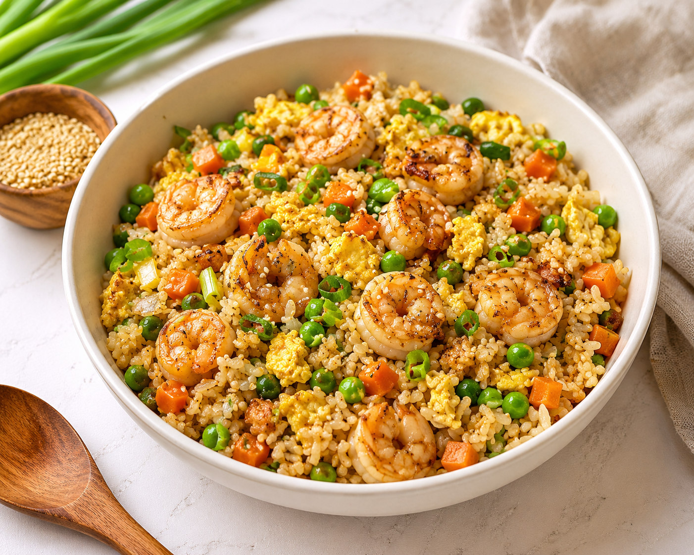 Healthy Shrimp Fried Rice (Better Than Takeout!)