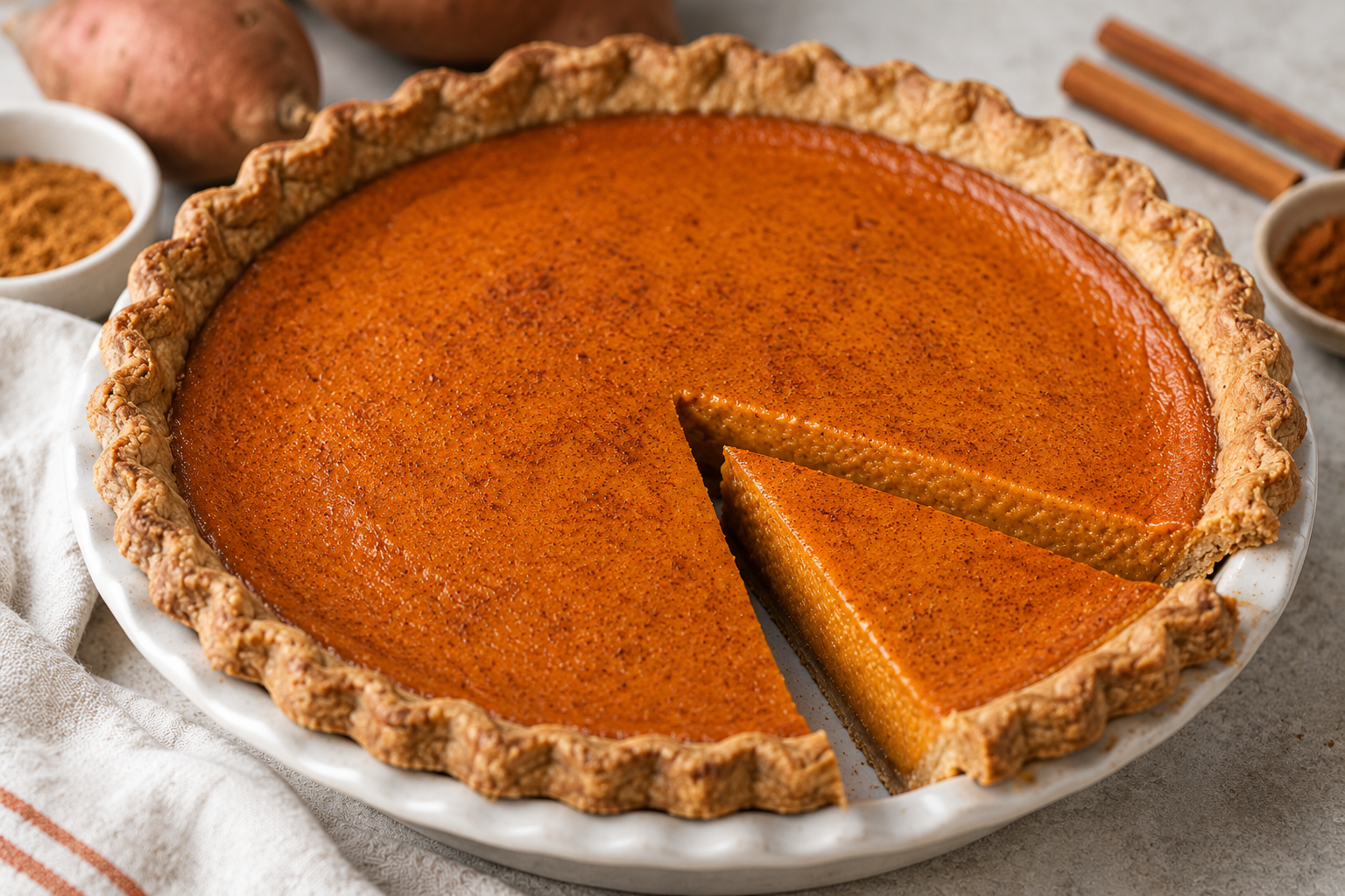 Healthy Sweet Potato Pie