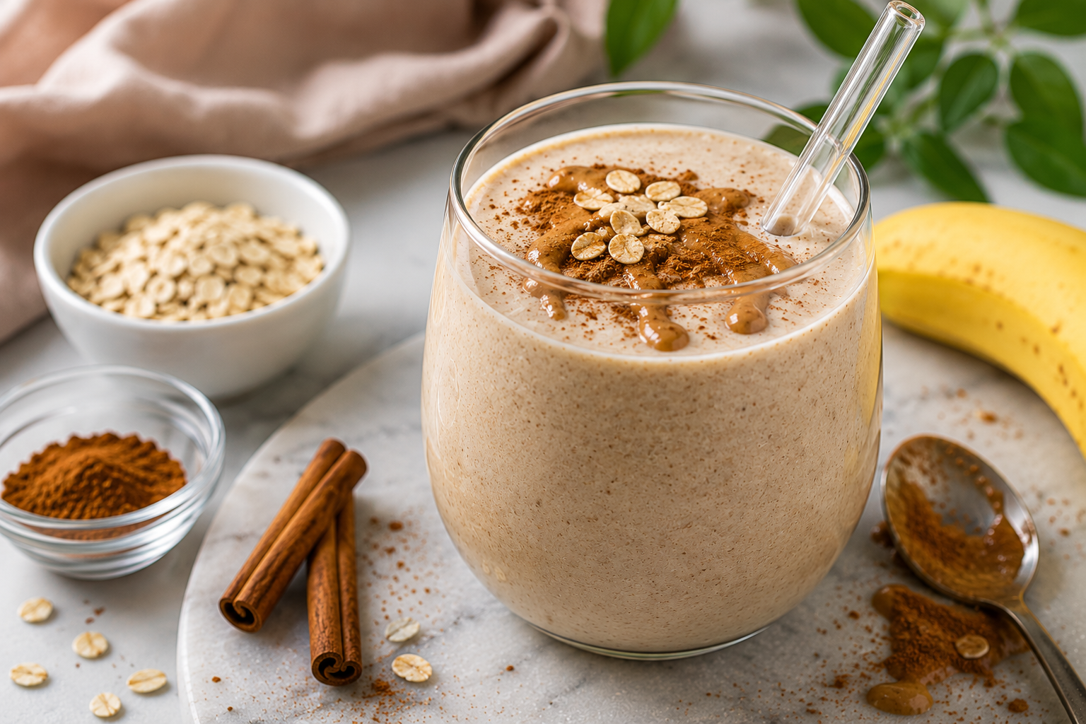 Healthy Cinnamon Roll Smoothie