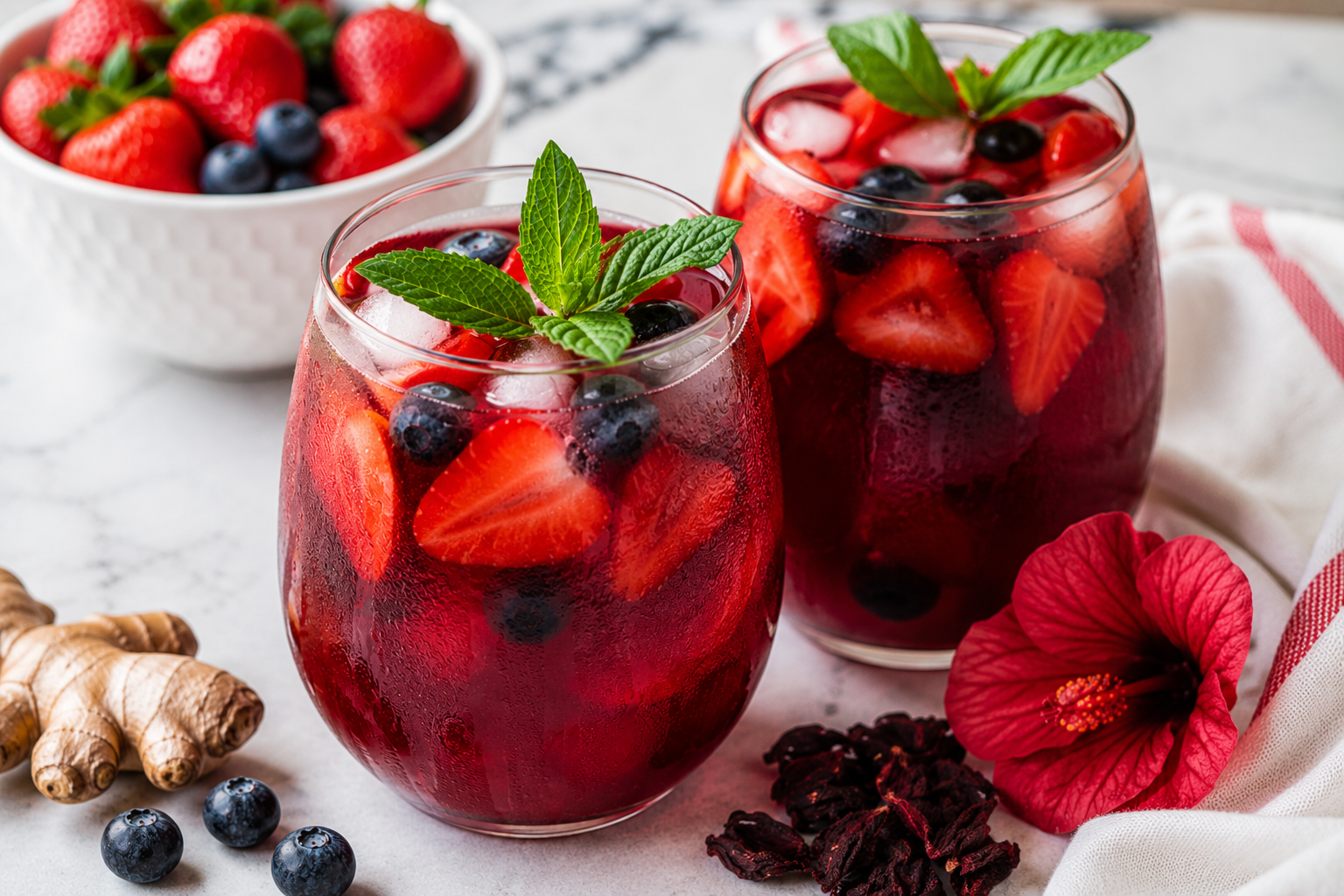 Breast Health Hibiscus & Berry Wellness Drink