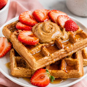 Crispy Protein Waffles