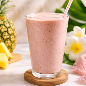 Healthy Pineapple Upside-Down Cake Smoothie