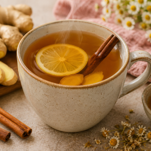 🌸 Soothing Ginger Cinnamon Period Comfort Tea
