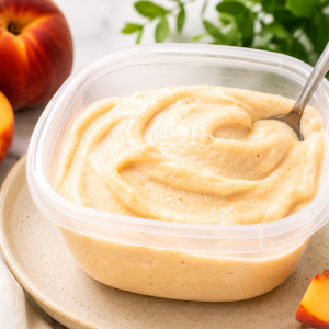 Healthy Peach Nice Cream