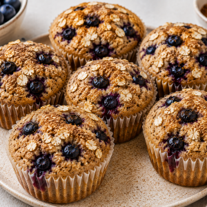 Healthy Blueberry Muffins