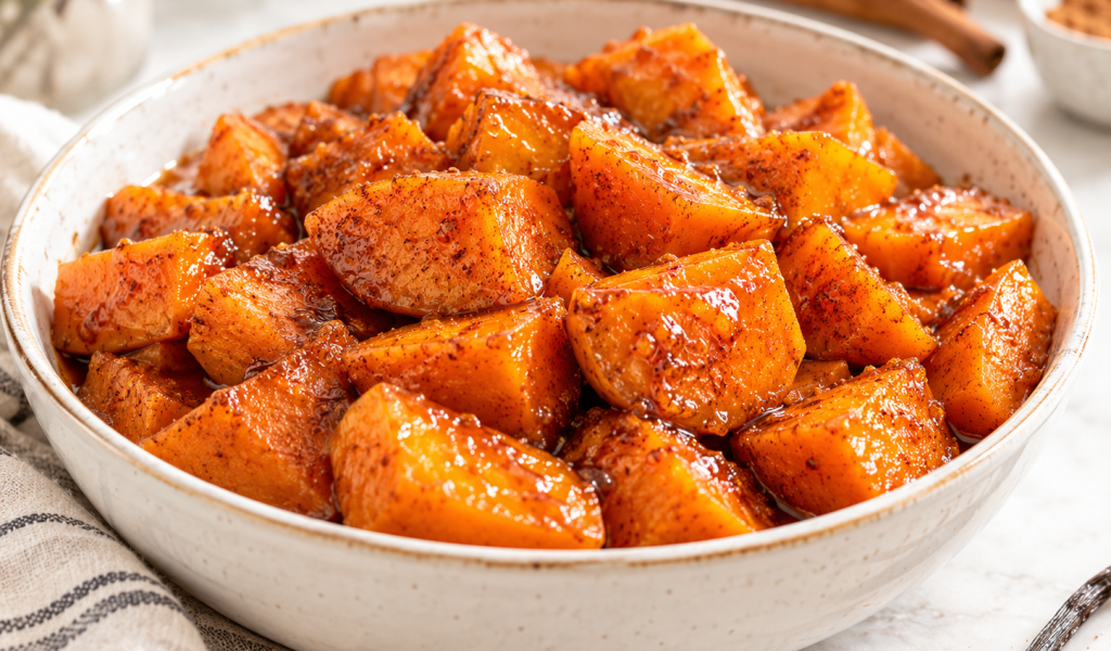 Glazed Cinnamon Sweet Potatoes