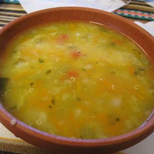 Quinoa and vegetable soup